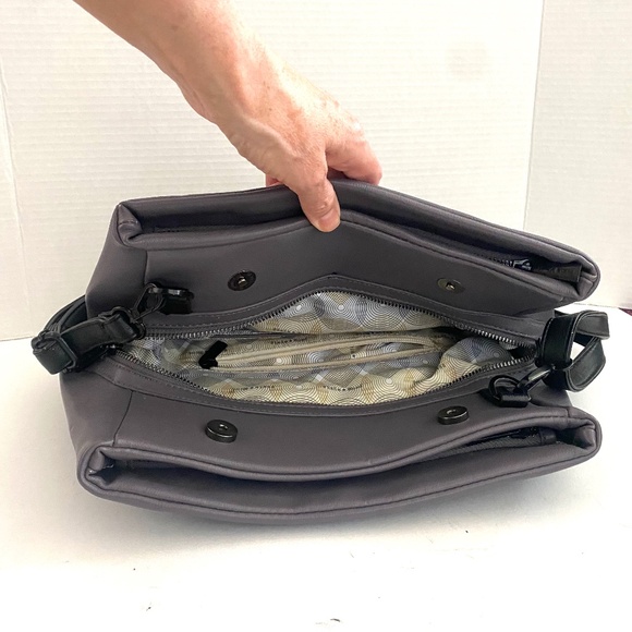 Pixie Mood Tote Handbag grey lavender vegan leather - Picture 6 of 11